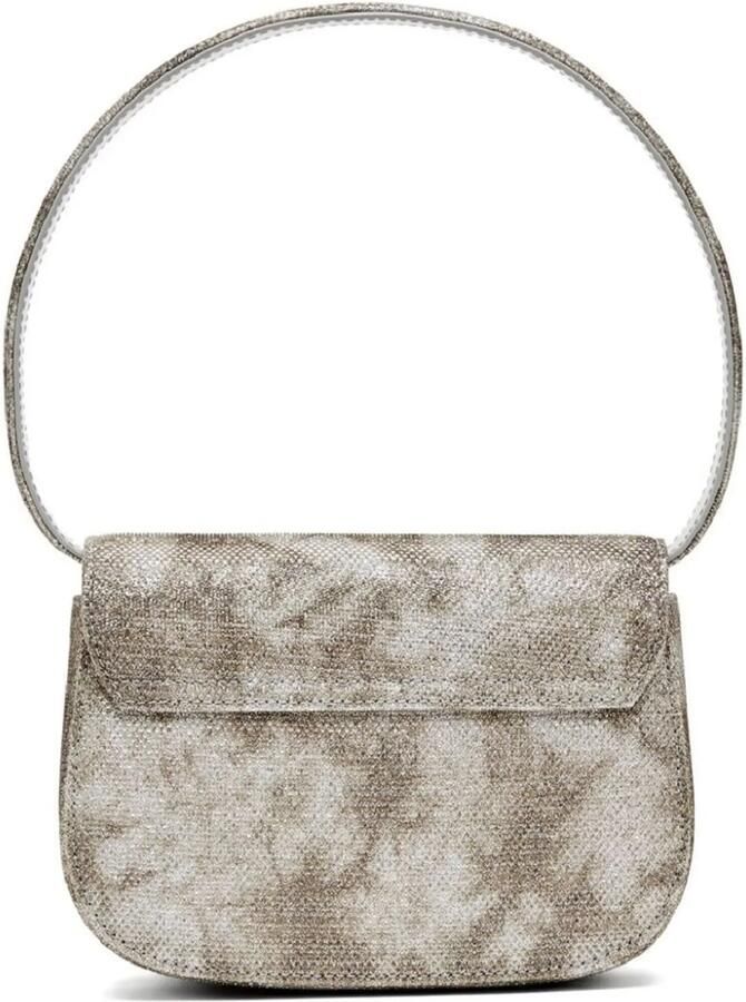 Diesel Beige Synthetische Schoudertas met Klep Beige Dames - Foto 3