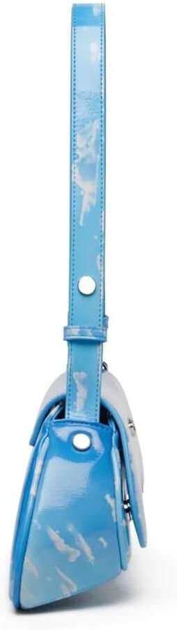Diesel Heldere Blauwe Schoudertas met Overslag Blue Dames - Foto 2