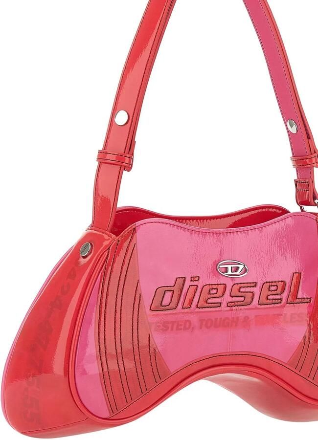 Diesel Play Schoudertas Rood Cyclaam Red Dames - Foto 6