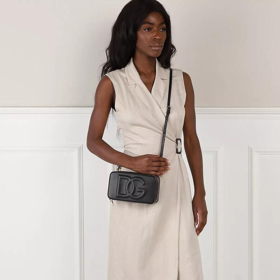 Dolce & Gabbana Schoudertas met Gouden Hardware en Afneembare Band Black Dames - Foto 4