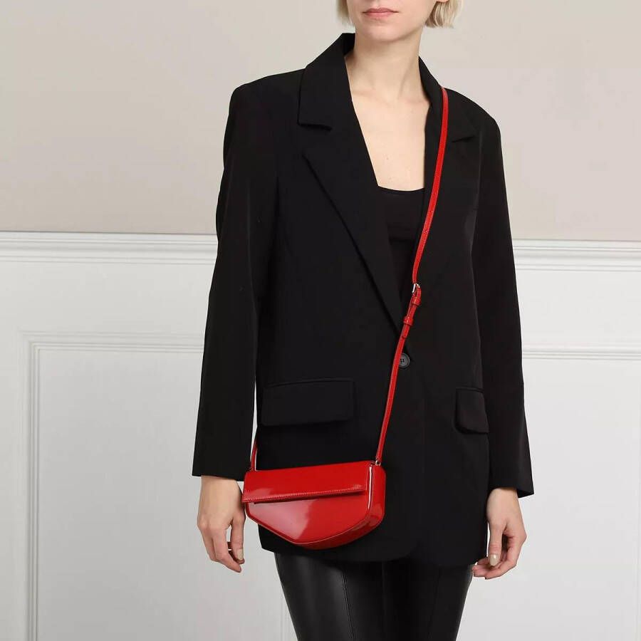 Dolce & Gabbana Shoulder bag in polished leather Rood Dames
