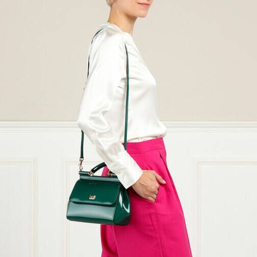 Dolce&Gabbana Satchels Sicily Shoulder Bag in green