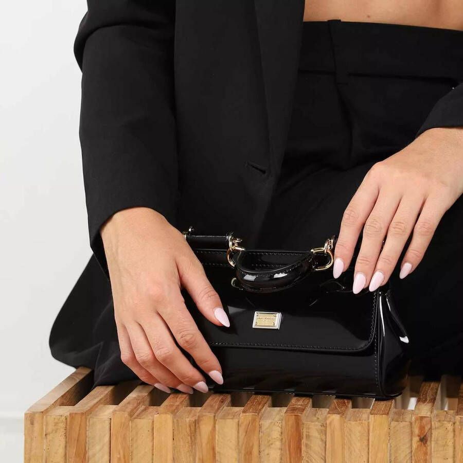 Dolce&Gabbana Crossbody bags Sicily Small Handbag in zwart