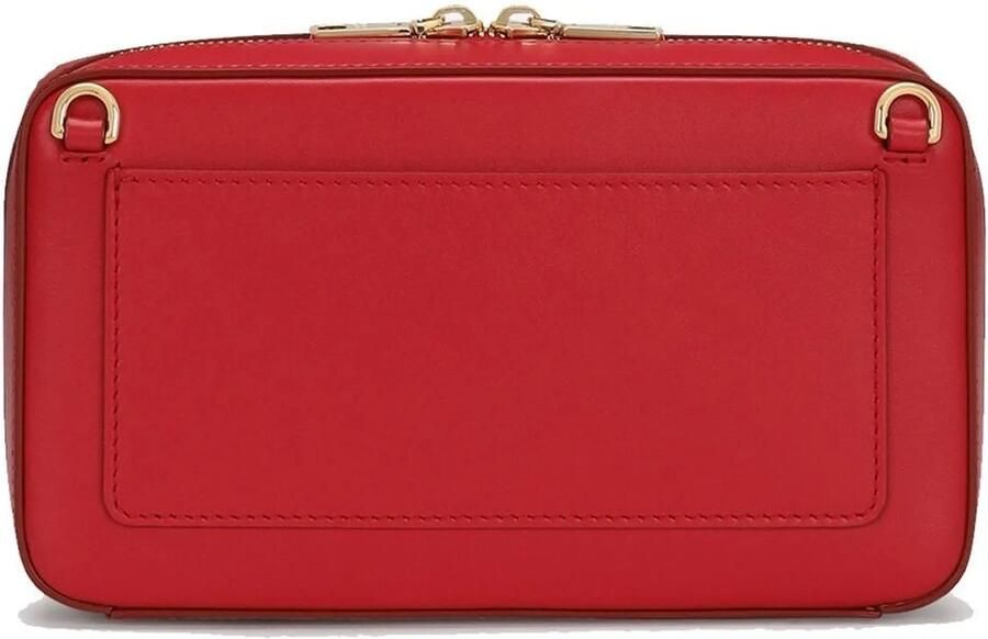 Dolce & Gabbana Schoudertas met Goudkleurige Hardware en Monogram Red Dames - Foto 4