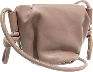 Dsquared2 Crossbody bags Logo Crossbody Bag Soft Leather in taupe