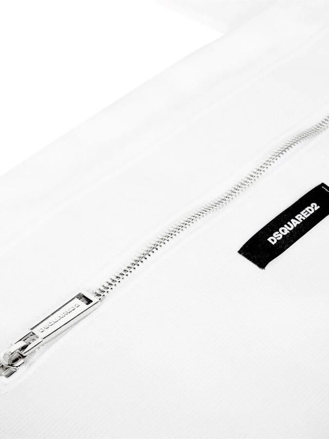 Dsquared2 Shoppers & Totes Twin Beach Logo Shopping Bag in wit - Foto 6