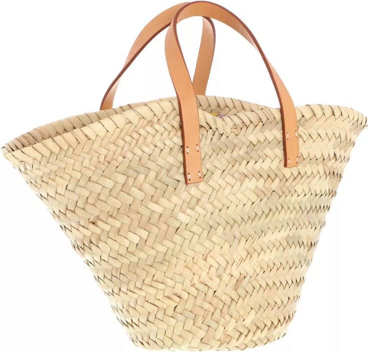Michael Kors Bruine Toprits Handtas Metalen Voeten Brown Dames