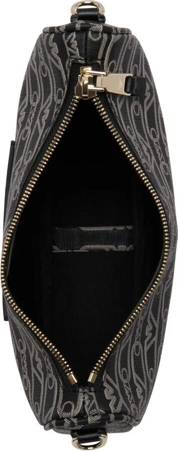 Emporio Armani Monogram Logo Eagle Baguette Crossbody Black Dames - Foto 3