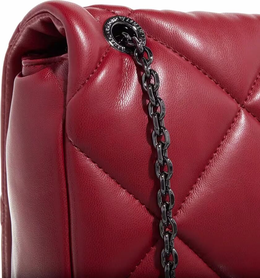 Emporio Armani Bordeaux Gewatteerde Winkelmand met Adelaarslogo Red Dames - Foto 3