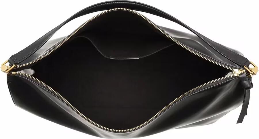 Emporio Armani Glad leren enkele handvat zwarte tas Black Dames - Foto 6