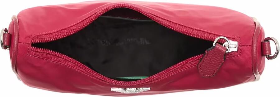 Emporio Armani Nylon Adelaar Plaque Rits Schoudertas Red Dames - Foto 6