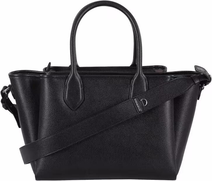 Emporio Armani Shoppers & Totes Structured Triple Compartment Shopping Bag in zwart