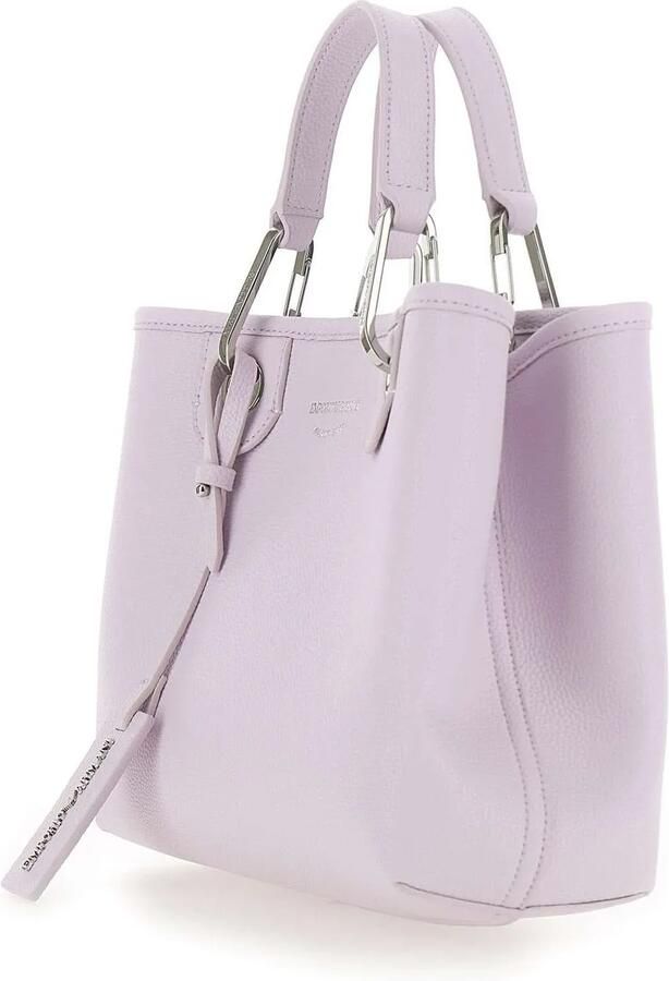 Emporio Armani Roze vegan leren handtas met hertenprint Pink Dames - Foto 2