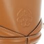 Alexander mcqueen Bucket bags The Curve Bucket Bag Leather in cognac - Thumbnail 2