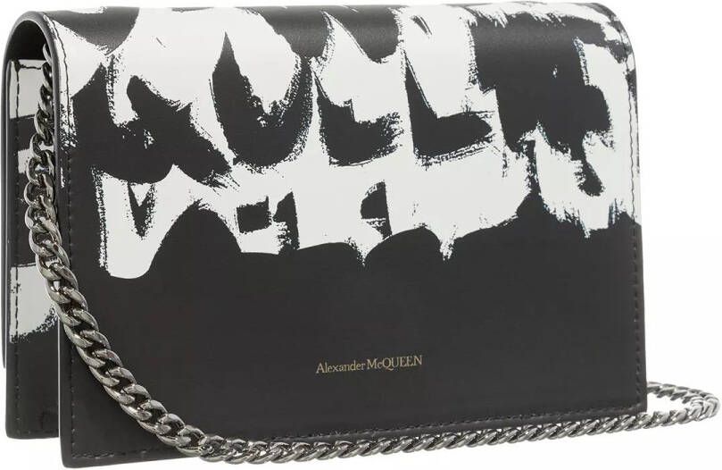 alexander mcqueen Crossbody bags Graffiti Small Skull Bag in wit
