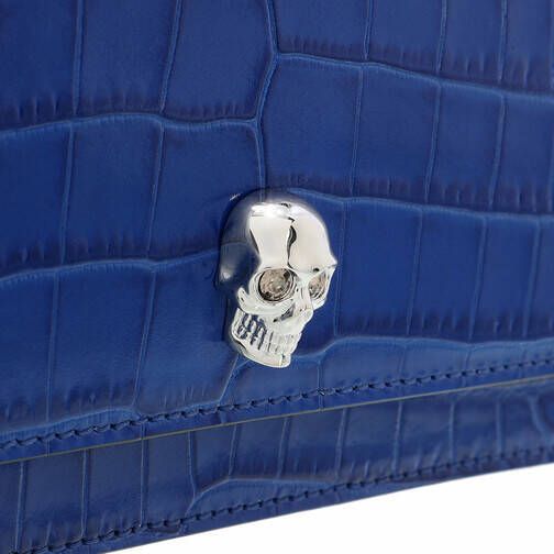 alexander mcqueen Crossbody bags Skull Mini Crossbody Bag Leather in blauw