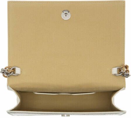 alexander mcqueen Crossbody bags Small Skull Bag Leather in crème