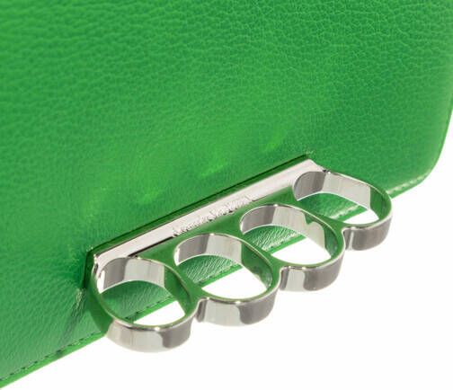 alexander mcqueen Satchels Four Ring Mini Chain Bag in groen