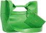 Alexander mcqueen Totes The Bow Small Handle Bag Leather in groen - Thumbnail 2