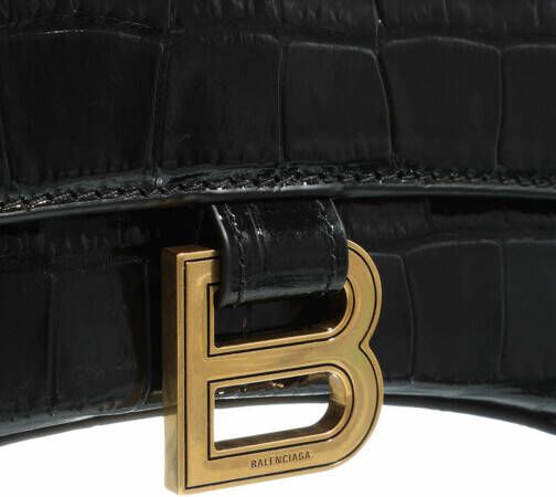 Balenciaga Crossbody bags Hourglass Small Handle Bag in zwart