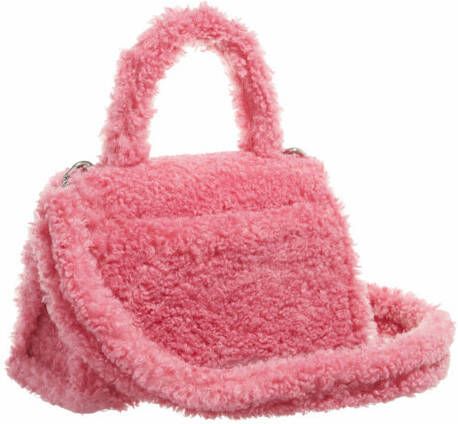 Balenciaga Crossbody bags Hourglass Top Handle Bag in poeder roze