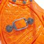 Balenciaga Crossbody bags Le Cagole XS Shoulder Bag Crocodile Embossed in oranje - Thumbnail 2