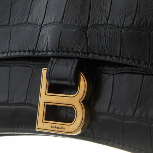 Balenciaga Satchels Crush Small Chain Bag Embossed in zwart