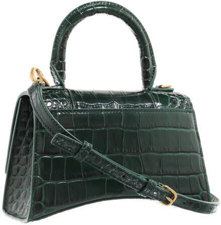 Balenciaga Satchels Hourglass Top Handle Bag in groen