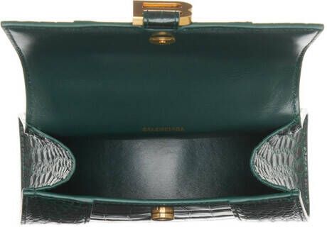 Balenciaga Satchels Hourglass Top Handle Bag in groen