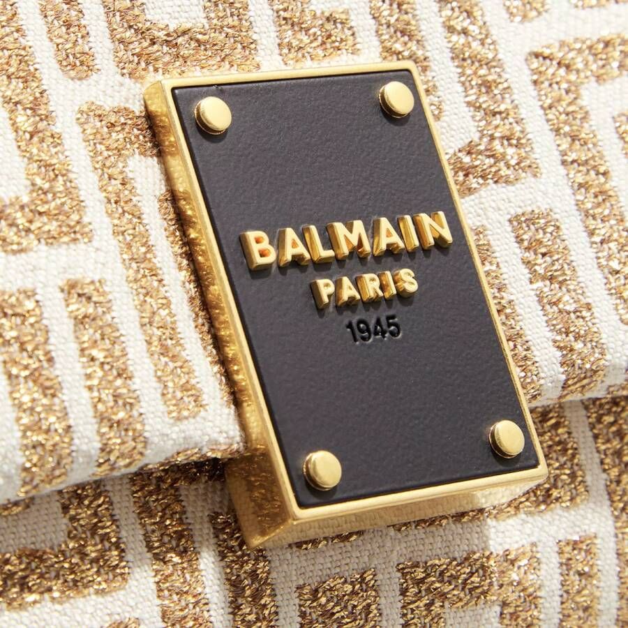 Balmain Crossbody bags Mini bag 1945 Soft with monogram in beige