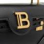 Balmain Satchels Smooth Leather B Buzz Bag in zwart - Thumbnail 4