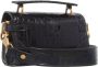 Balmain B-Buzz 19 bag in crocodile-print leather Black Dames - Thumbnail 3