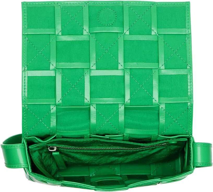 Bottega Veneta Crossbody bags Small Cassette Shoulder Bag in groen