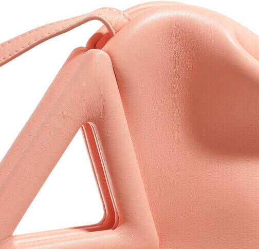 Bottega Veneta Crossbody bags The Triangle Handle Bag Leather in koraal