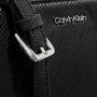 Calvin Klein Eco-Chic Zwarte Schoudertas met Contrasterende Details Black Dames - Thumbnail 3