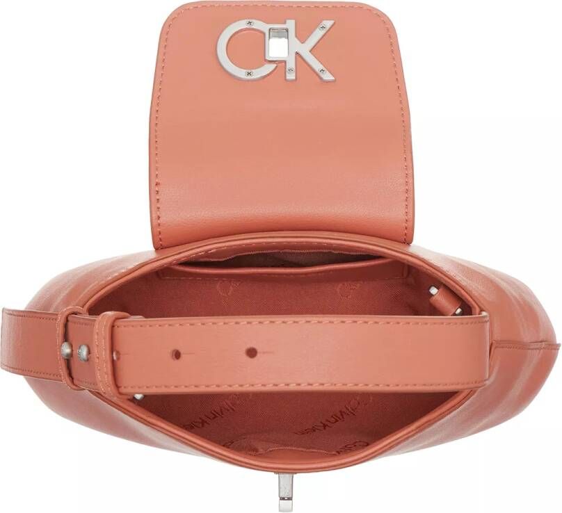 Calvin Klein Crossbody bags Re-Lock Crossbody W Flap Small in oranje