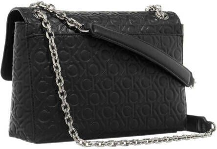 Calvin Klein Crossbody bags Relock Crossbody Embossed Mono in zwart