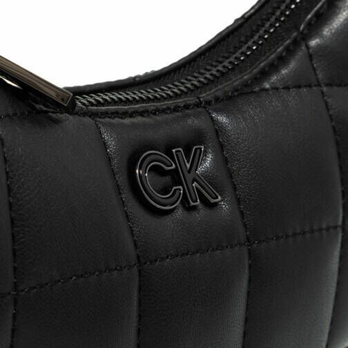 Calvin Klein Hobo bags Re-Lock Quilt Cres Mini Bag in zwart