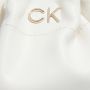 Calvin Klein Satchels Re-Lock Drawstring Bag Small in wit - Thumbnail 2