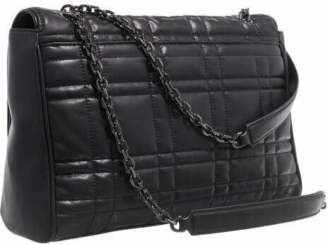 Calvin Klein Shoppers Re-Lock Quilt Shoulder Bag Large in black