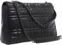 Calvin Klein Shoppers Re-Lock Quilt Shoulder Bag Large in black - Thumbnail 7