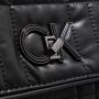 Calvin Klein Shoppers Re-Lock Quilt Shoulder Bag Large in black - Thumbnail 8