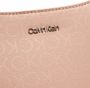 Calvin Klein Roze Polyester Handtas met Verstelbare Schouderband Roze Dames - Thumbnail 3