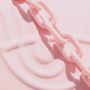 Chiara Ferragni Collection Vierkante Design Schoudertas van Glad Synthetisch Leer Pink Dames - Thumbnail 3