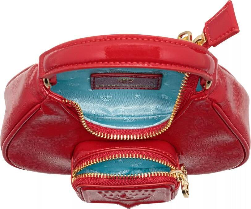 Chiara Ferragni Hobo bags Range F Eyelike Pocket Sketch 09 Bags in rood