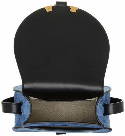 Salvatore Ferragamo Hobo bags Mini Crossbody Bag With Gold Gancini Buckle in blauw