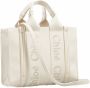 Chloé Woody Kleine shopper tas White Dames - Thumbnail 3