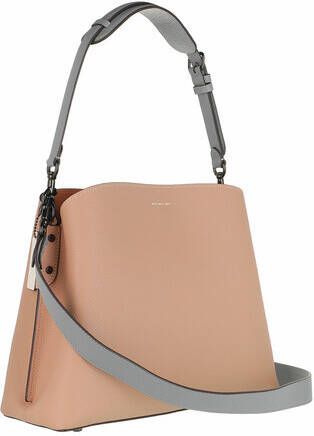 Coach Shoppers Colorblock Leather Willow Shoulder Bag in beige