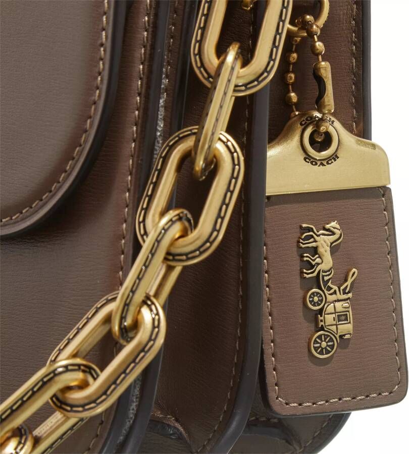 Coach Crossbody bags Luxe Refined Calf Idol Bag in taupe