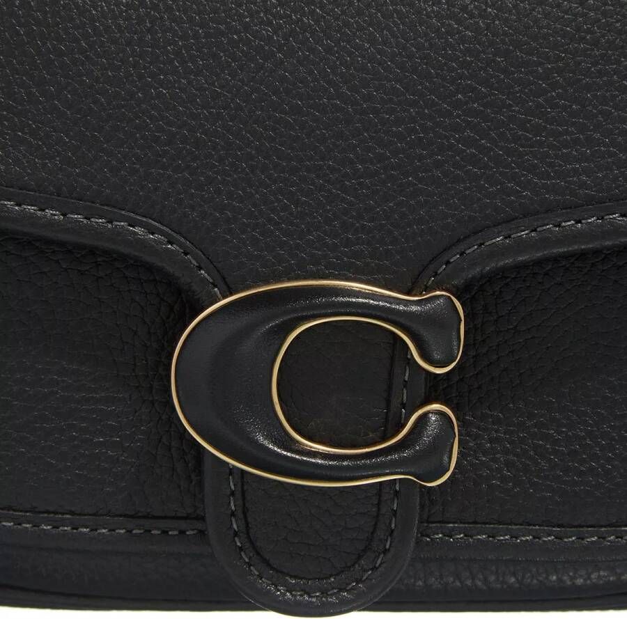 Coach Crossbody bags Polished Pebble Tabby Messenger 19 in zwart